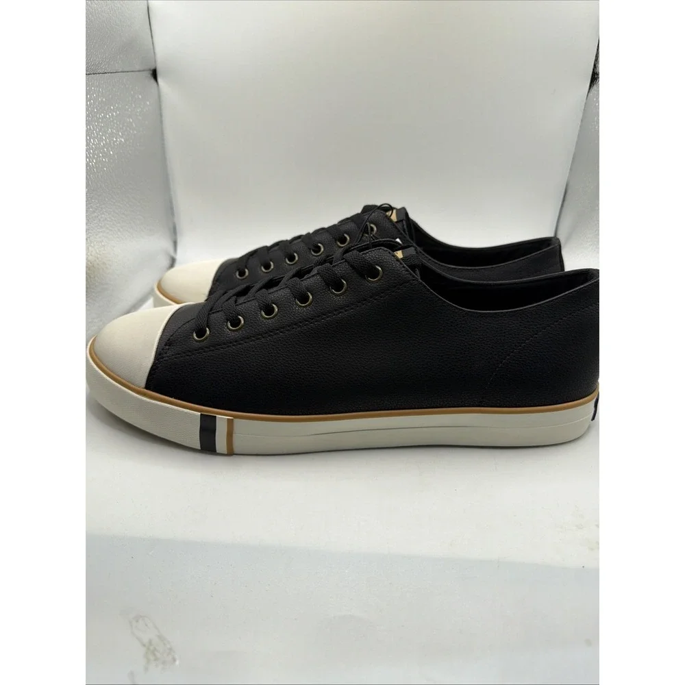 Ben Sherman Dorset Lo LX Sneakers Men's Black Lace-Up Low Top‎ Casual Size 10